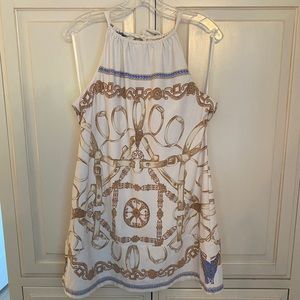 J. McLaughlin Printed Halter Dress